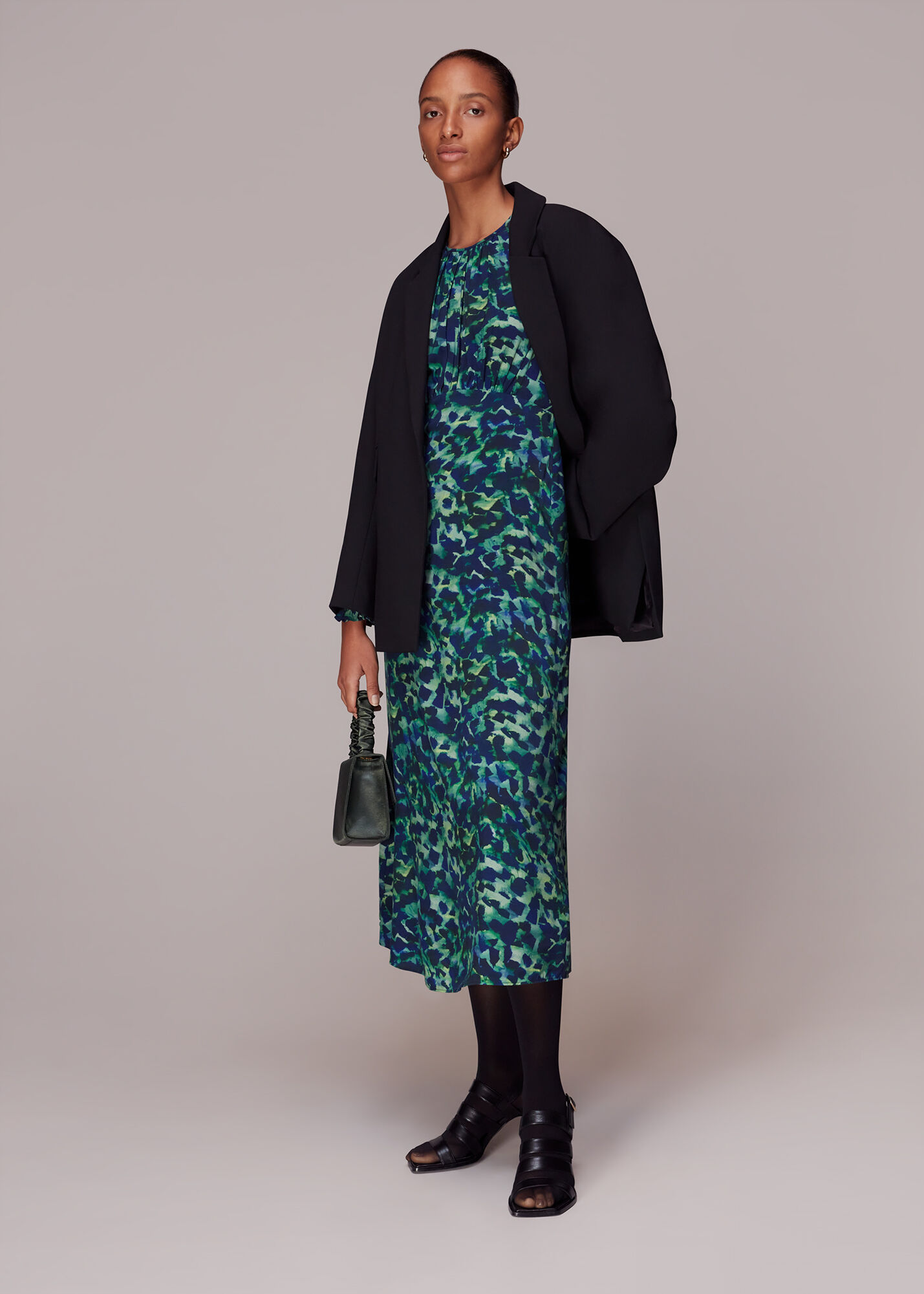 Green cheetah dress deals